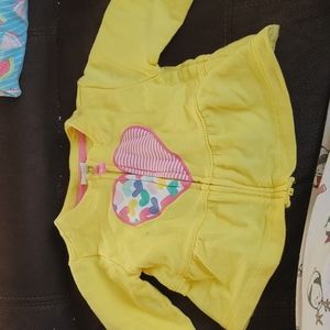 Infant zip up sweater